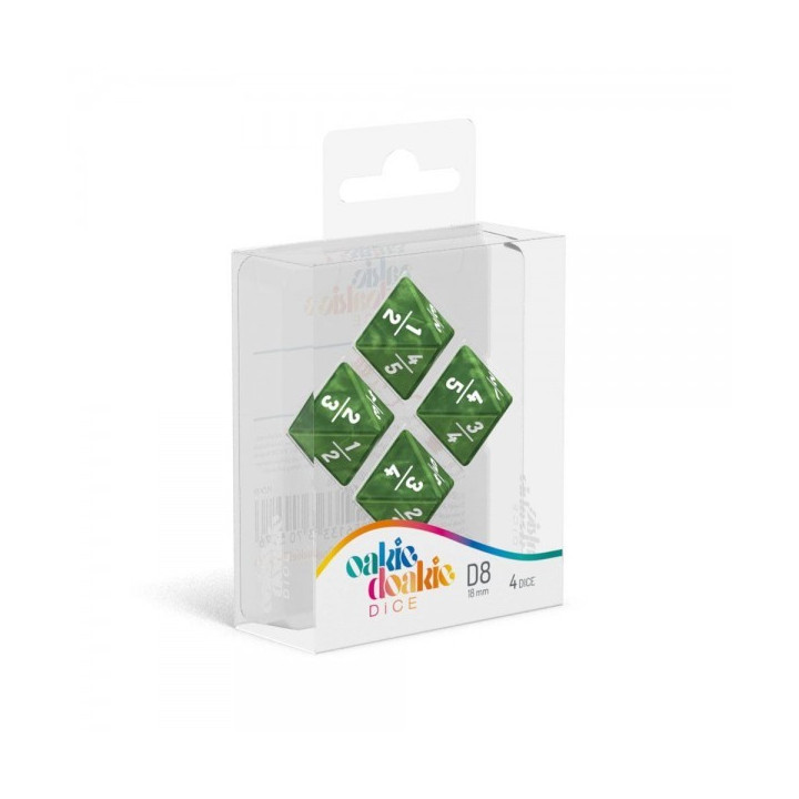 (not finished) GOYF MARBLE - Oakie Doakie Dice - Set of 4 D8 18mm - Dice