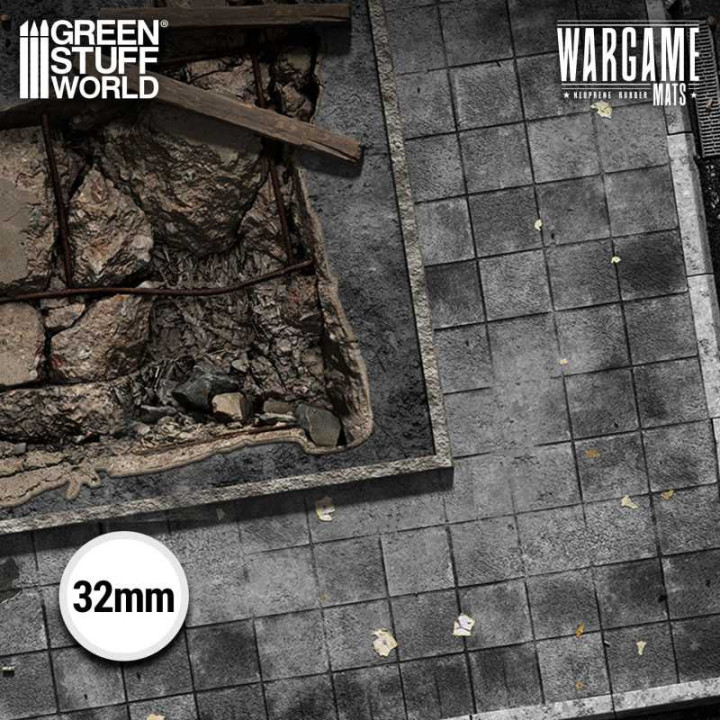 PLAYMATS (TERRAIN) : Tapis néoprène 22x32" Ground Zero District (56...
