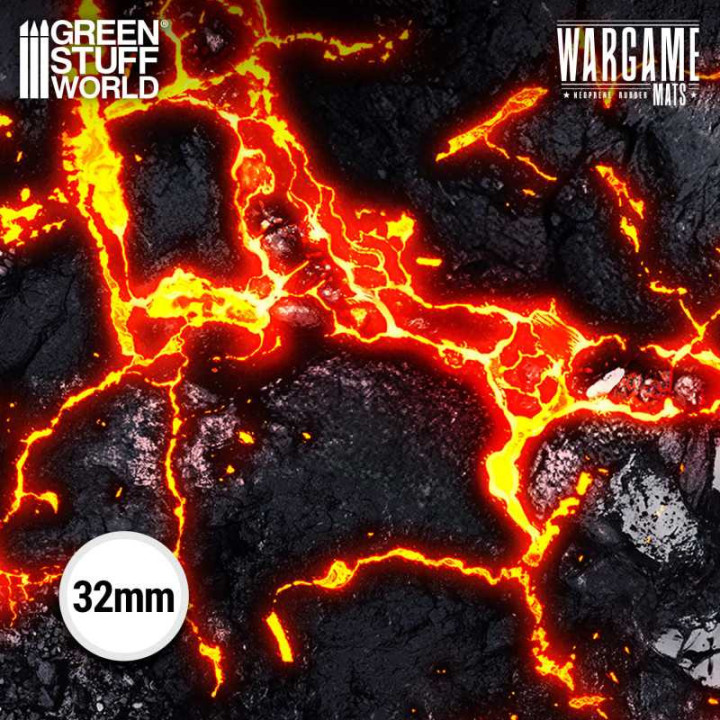 Neoprene Mat 22x32" Flamecoil Path (56x76cm) _ PLAYMATS (GELÄNDE)