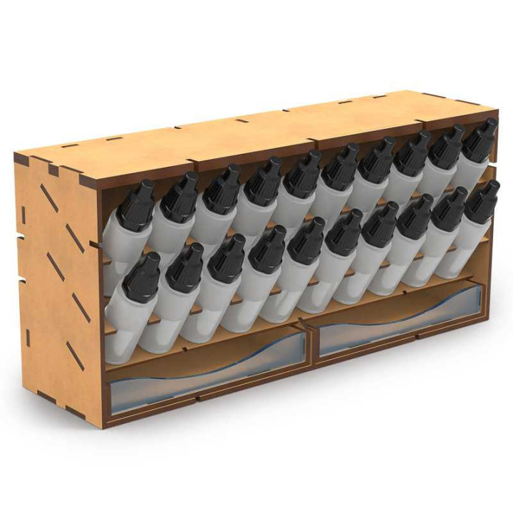 Vertical Paint Organizer 17ml - COMPACT _ HOBBY DISPLAYS