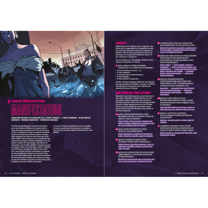 City of Mist - Guide du Joueur