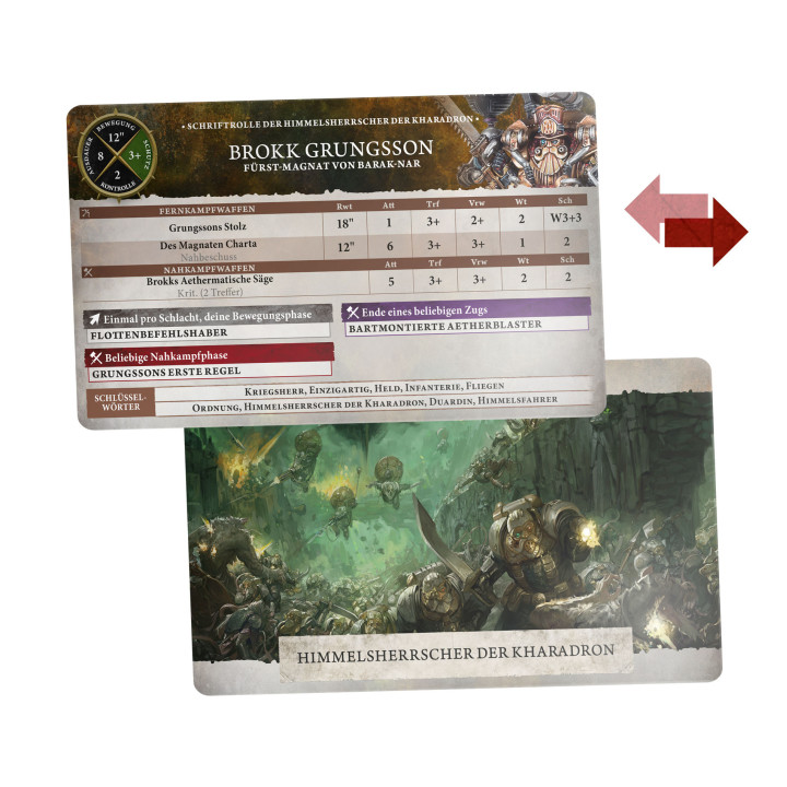 BATTLETOME - Cartes de Charte: Kharadron Overlords