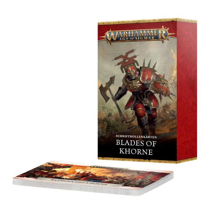 Schriftrollenkarten: Blades of Khorne - BATTLETOME