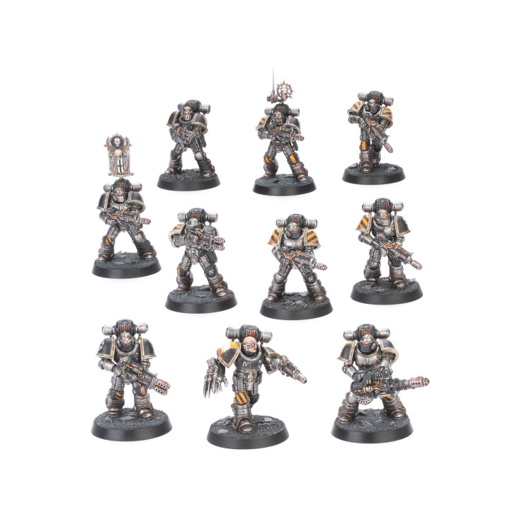 Taktische Veteranen-Einheit MkII mit Desintegrationswaffen - LEGIONES ASTRATES TRAITOR