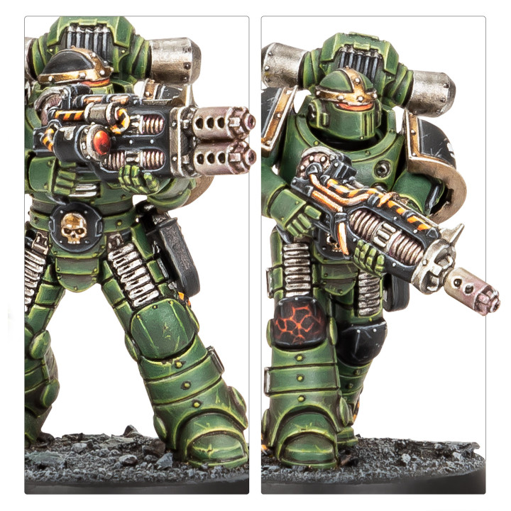 Tactical Veterans Squad MkII with Disintegrator Weapons - LEGIONES ASTRATES TRAITOR
