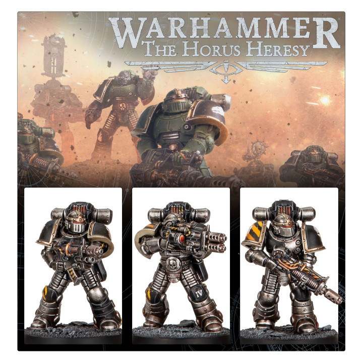 Squadra di Veterani Tattici MkII con Armi Disintegratrici - LEGIONES ASTRATES TRAITOR