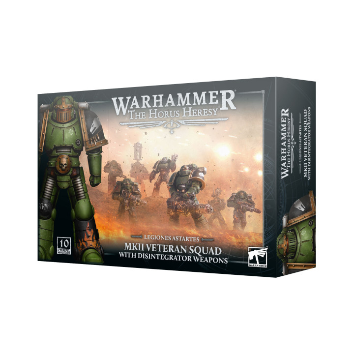 LEGIONES ASTRATES TRAITOR - Escouade de Vétérans Tactiques MkII avec Armes Désintégratrices