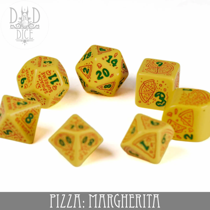 Set di dadi per pizza Margherita - TUTTI I PRODOTTI