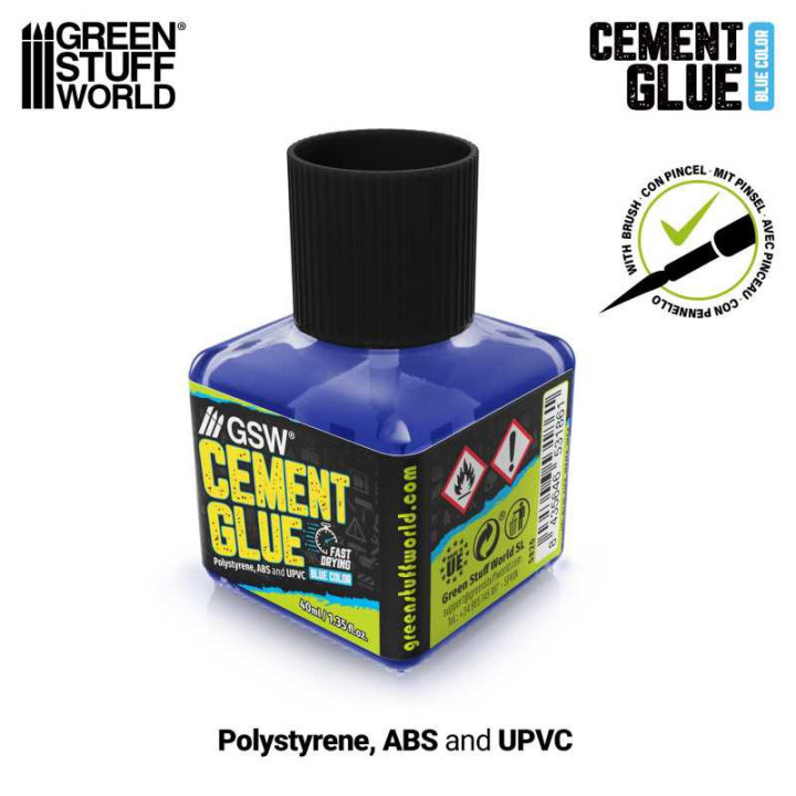 Colla di plastica blu 40ml - ACCESSORI PER L'HOBBY