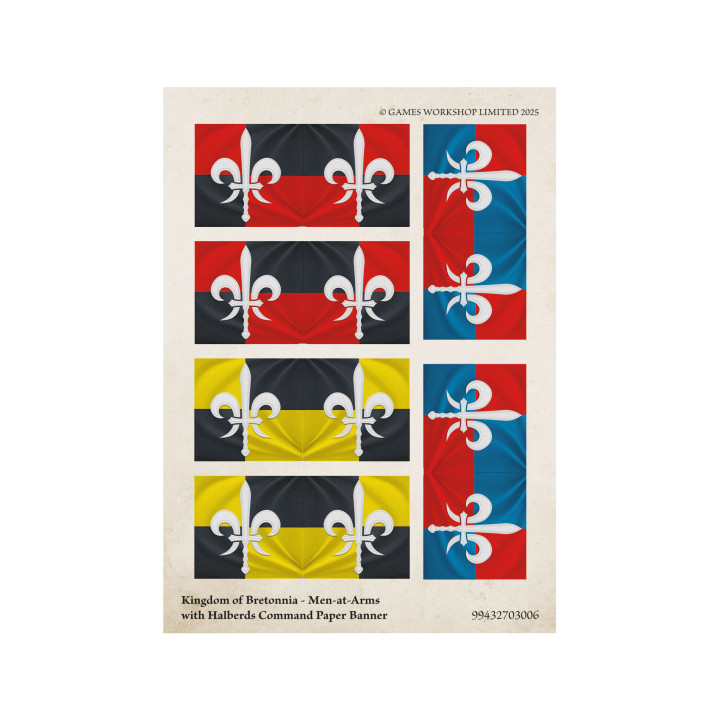 État-major d'Hommes d'Armes avec Hallebardes Classiques