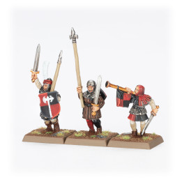 Commanders of Armored Men with Classic Lances - Kingdom of Bretonnia