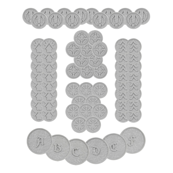 Legions Imperialis: Order and Objective Tokens - LEGIONS IMPERIALIS