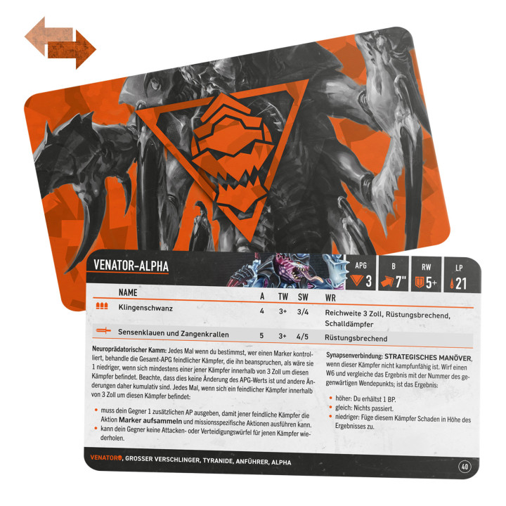 KILL TEAM - Kill Team: Rôdeurs – Cartes Techniques