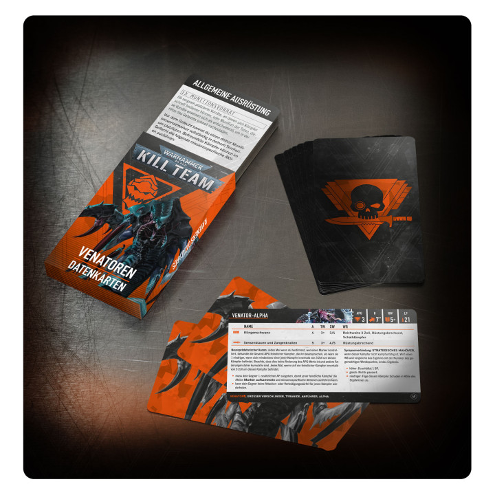 KILL TEAM - Kill Team: Rôdeurs – Cartes Techniques