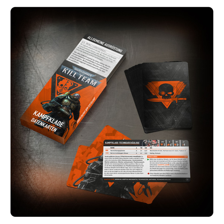KILL TEAM - Kill Team: Clade de Combat – Cartes Techniques