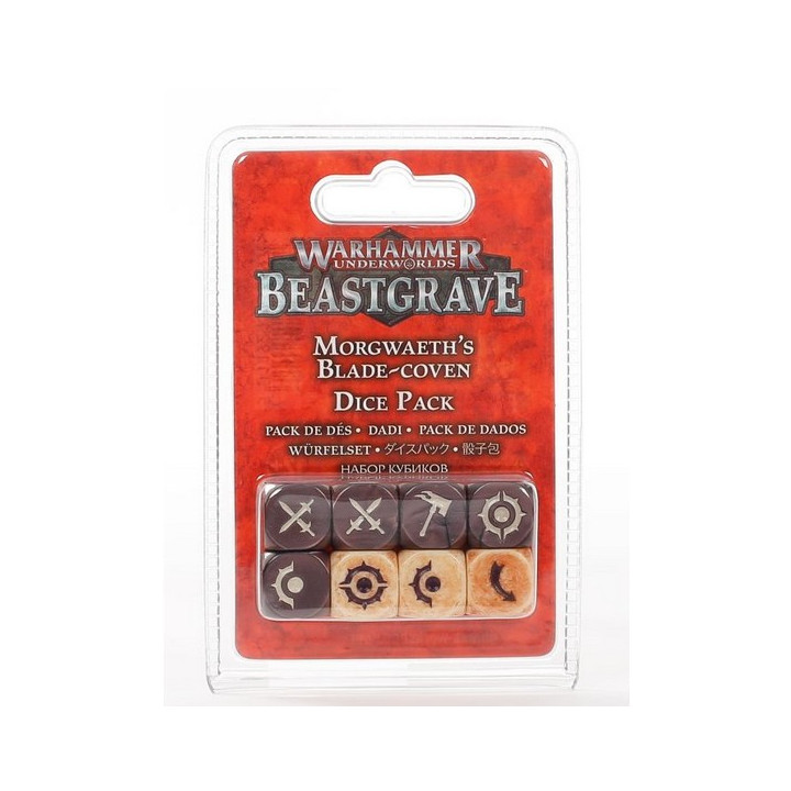 ACCUEIL - Warhammer Beastgrave - Morgwaeth's Blade-coven Dice Pack