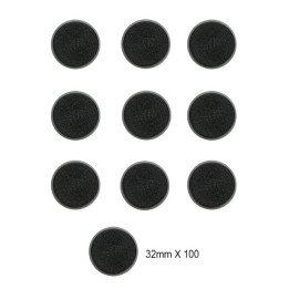 Citadel: x100 32mm Round Bases - BASES FOR MINIATURES