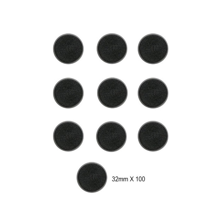 Citadel: x100 32mm Round Bases - BASES FOR MINIATURES