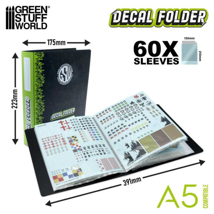 Decal Folder A5 - HOBBY ACCESSORIES