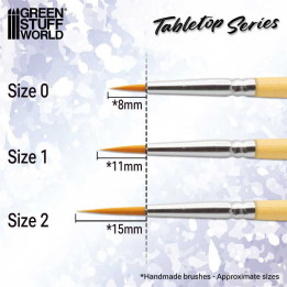 TABLETOP SERIES Synthetic Brush Set (Pack of 10) - PINKEN