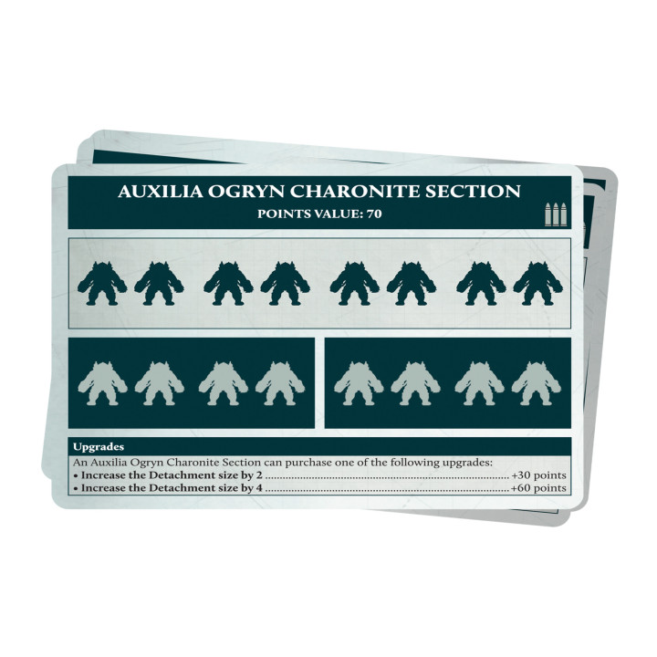 LEGIONS IMPERIALIS - Solar Auxilia Formation and Datasheet Cards