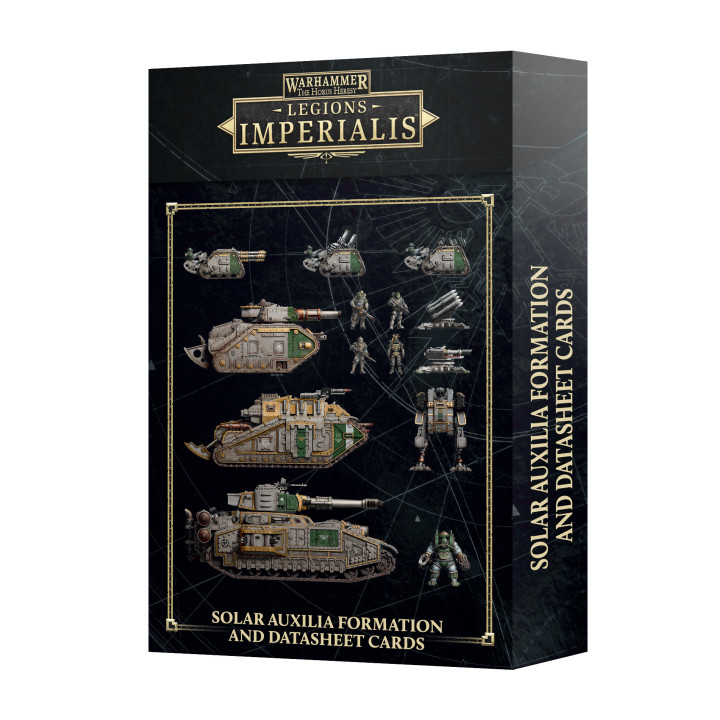 LEGIONS IMPERIALIS - Solar Auxilia Formation and Datasheet Cards