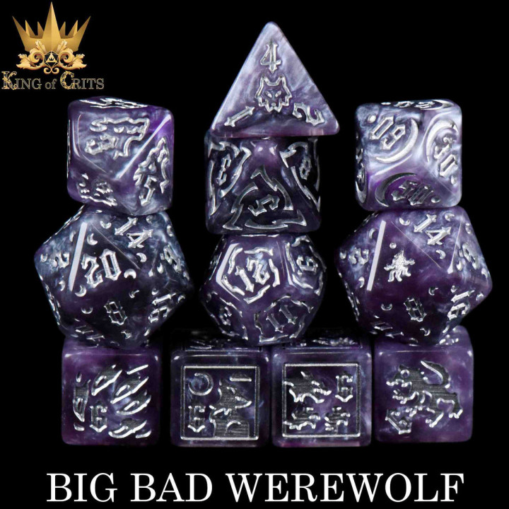 DÉS - Big Bad Werewolf 11 Dice Set