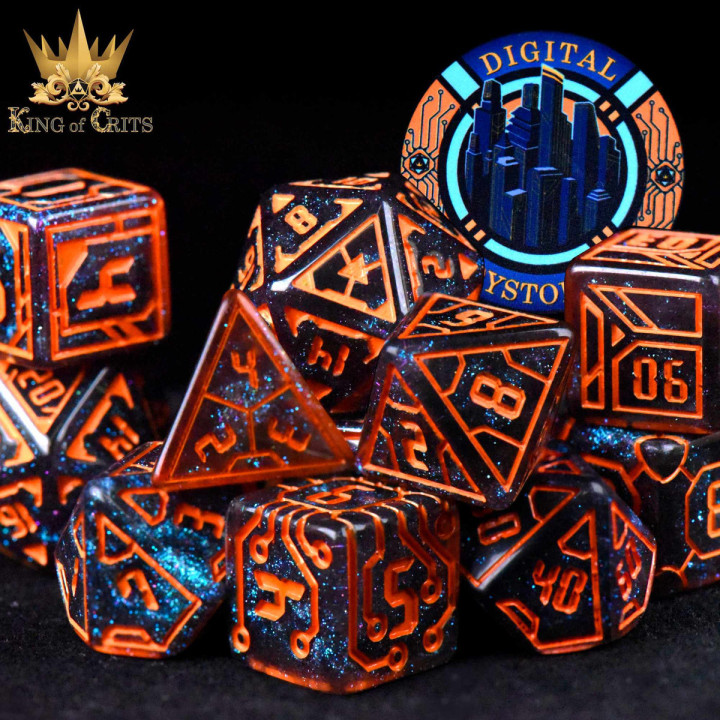 DÉS : Digital Dystopia 11 Dice Set
