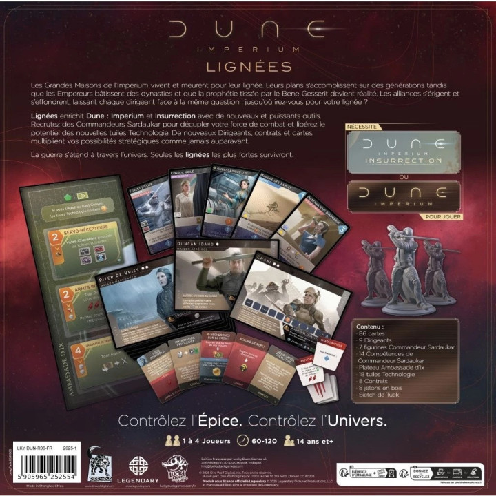 Dune : Imperium - Lignées - GIOCHI ESPERTI