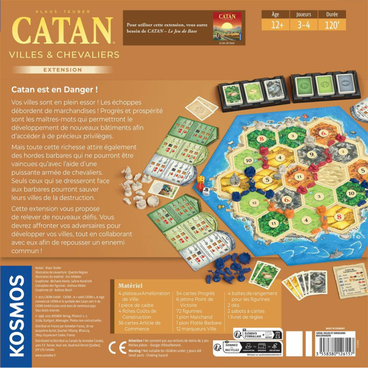 Catan - Villes & Chevaliers - GIOCHI DA TAVOLO