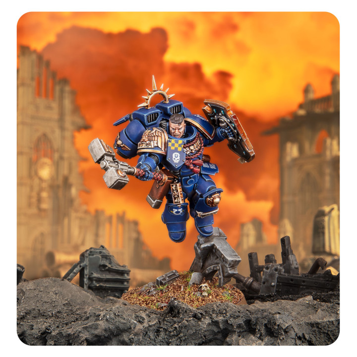 Captain mit Sprungmodul und Ehrenschild - SPACE MARINES