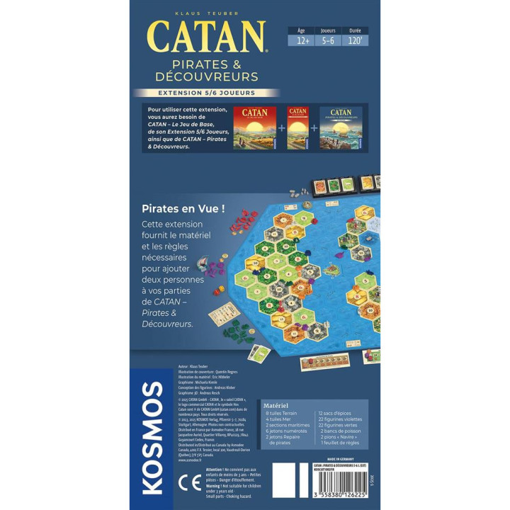 Catan - Pirates et Découvreurs - 5/6 joueurs - FAMILY GAMES