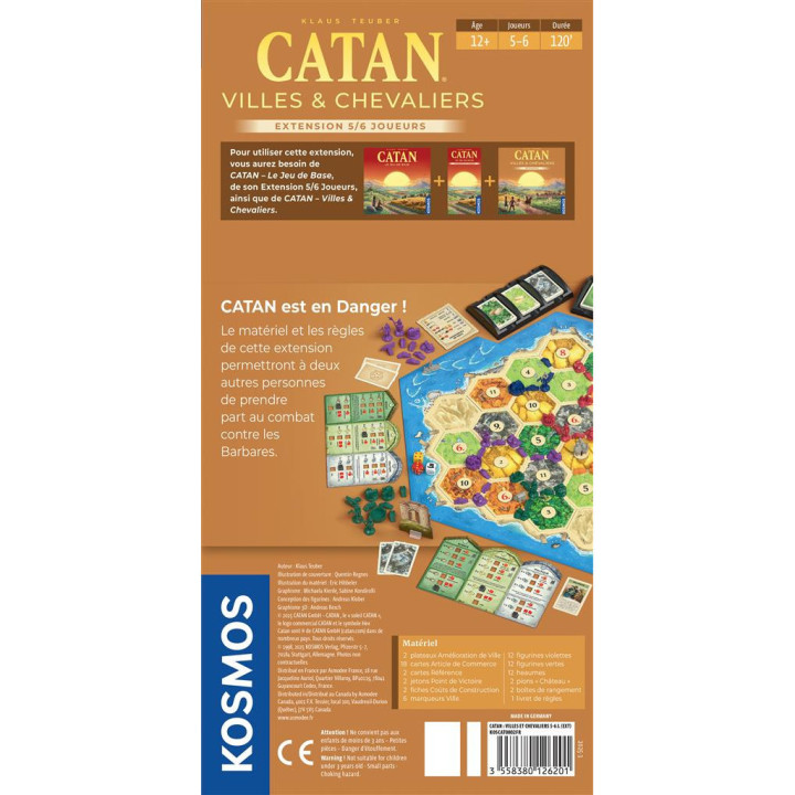 Catan - Extension Villes et Chevaliers 5/6 joueurs _ GESELLSCHAFTSS...