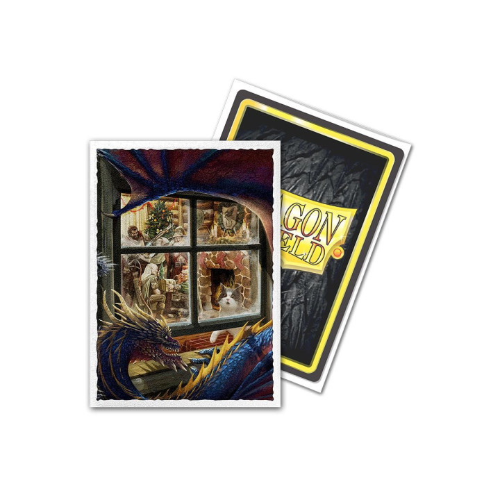 Christmas pockets Dragon Shield (x100) - SLEEVES