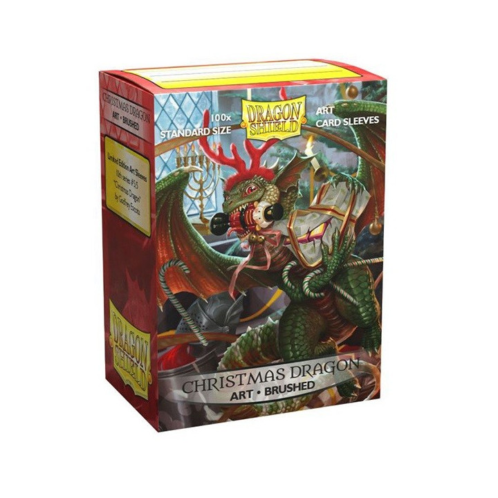 SLEEVES - Pochettes de Noël Dragon Shield (x100)