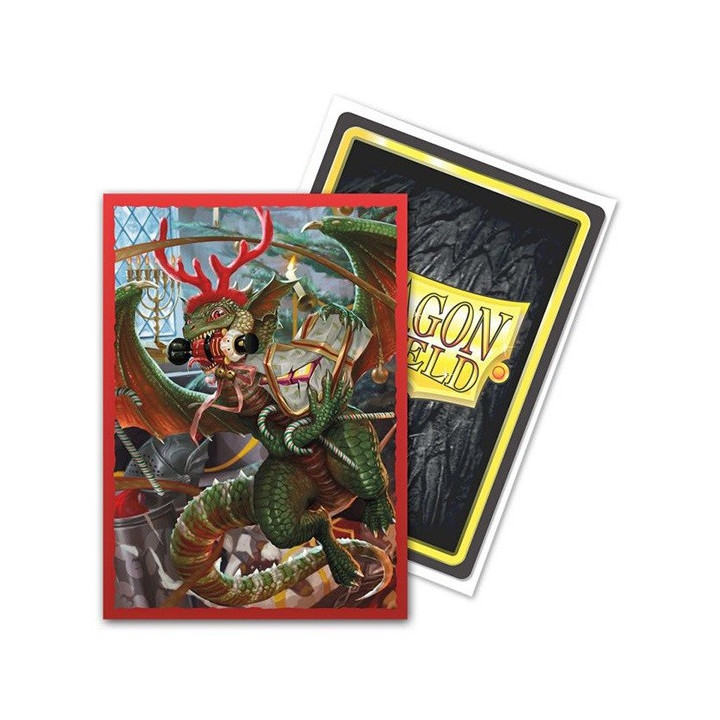 Christmas pockets Dragon Shield (x100) - SLEEVES
