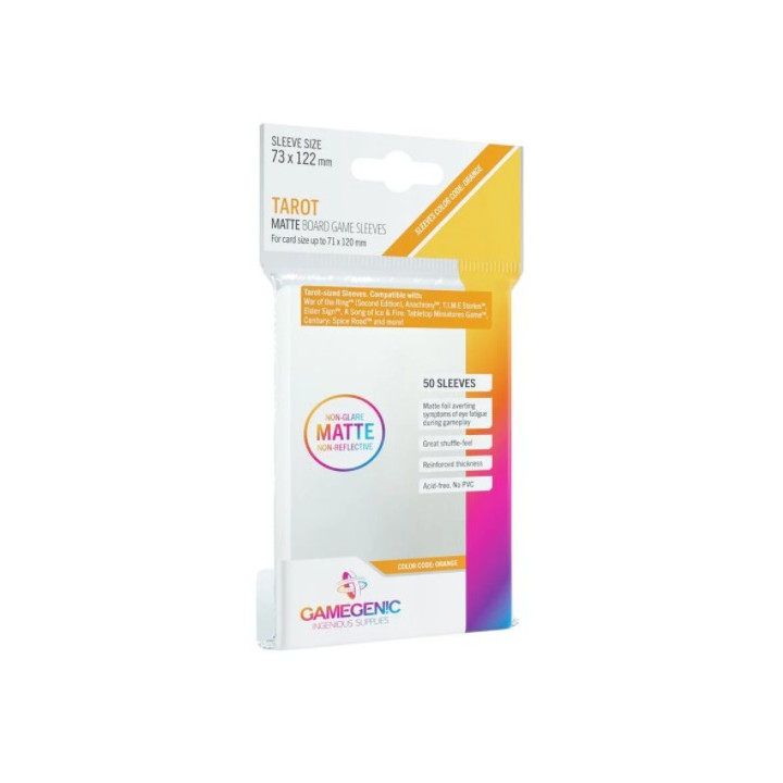 A TRIER - x50 Matte Sleeves Gamegenic - Tarot 73x122