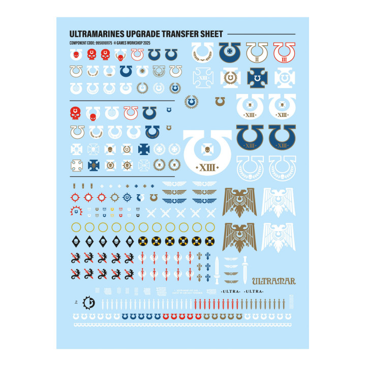 SPACE MARINES - Améliorations et Décalcos des Ultramarines