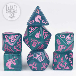 DÉS : Unicorn Princess Dice Set
