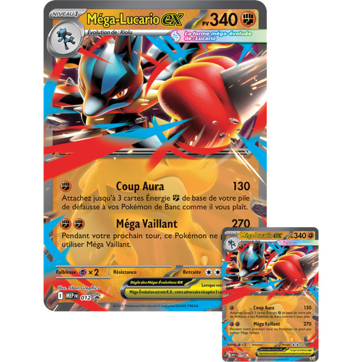Pokémon : Coffret Premium Figurine Pokémon Mega Lucario - POKÉMON –...