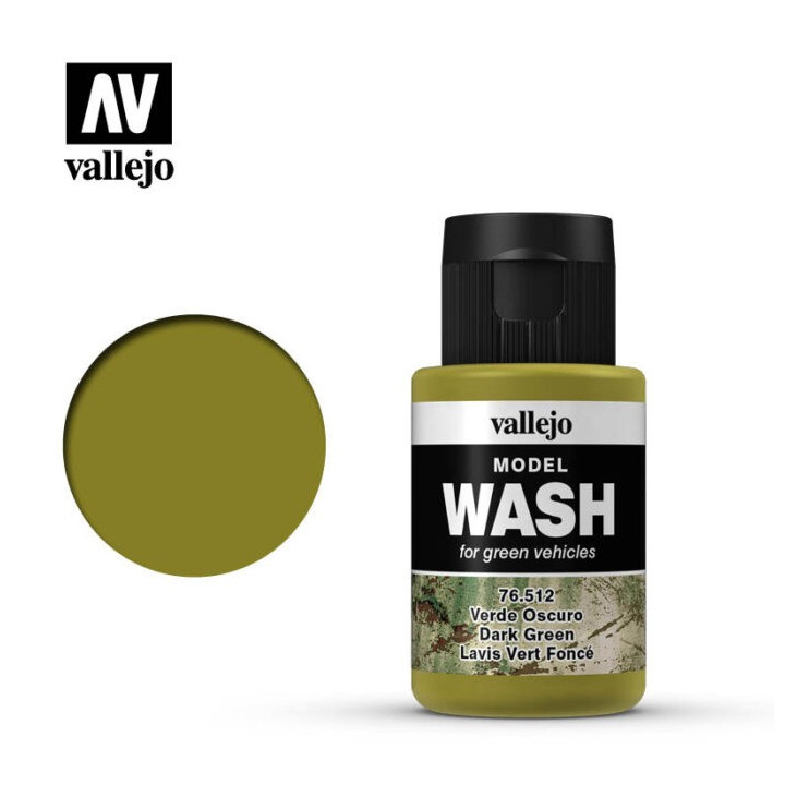 PEINTURES - Model Wash - Dark Green (76.512)