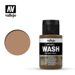 PEINTURES - Model Wash - Dark Brown (76.514)