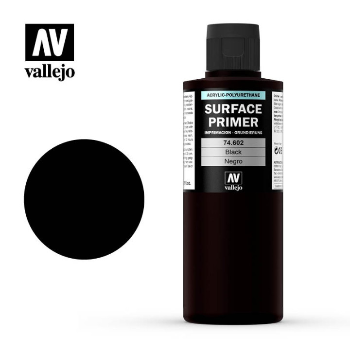 PEINTURES - Surface Primer - Black 200ml (74.602)