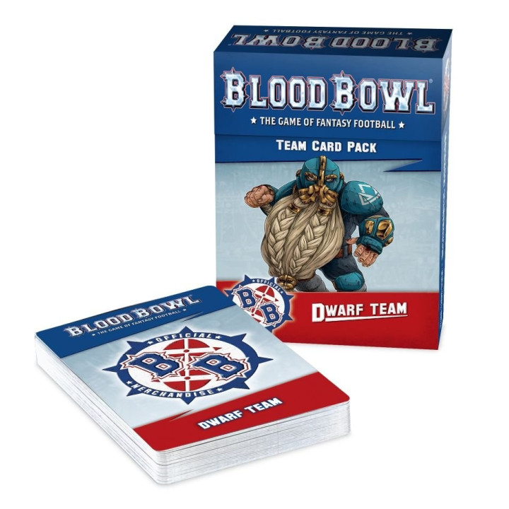 FIGURINES - Blood Bowl - Dwarf Team - Cards