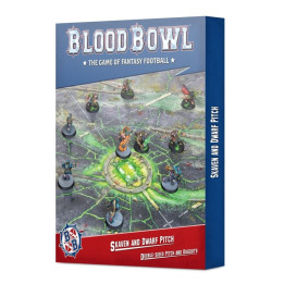FIGURINES - Blood Bowl - Skaven and Dwarf Pitch - Double-sided Snotling Pitch and Dugout Set