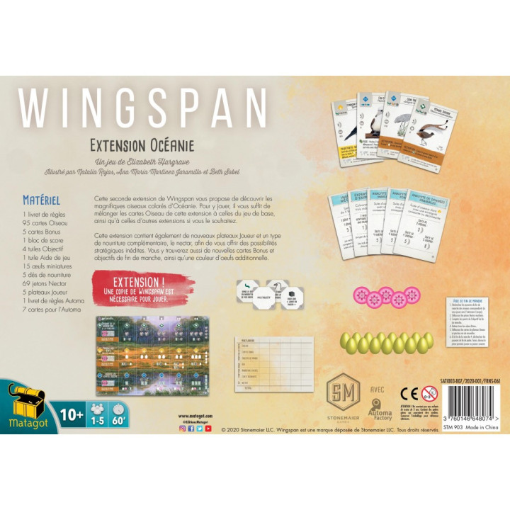 JEUX EXPERTS - Wingspan - Océanie
