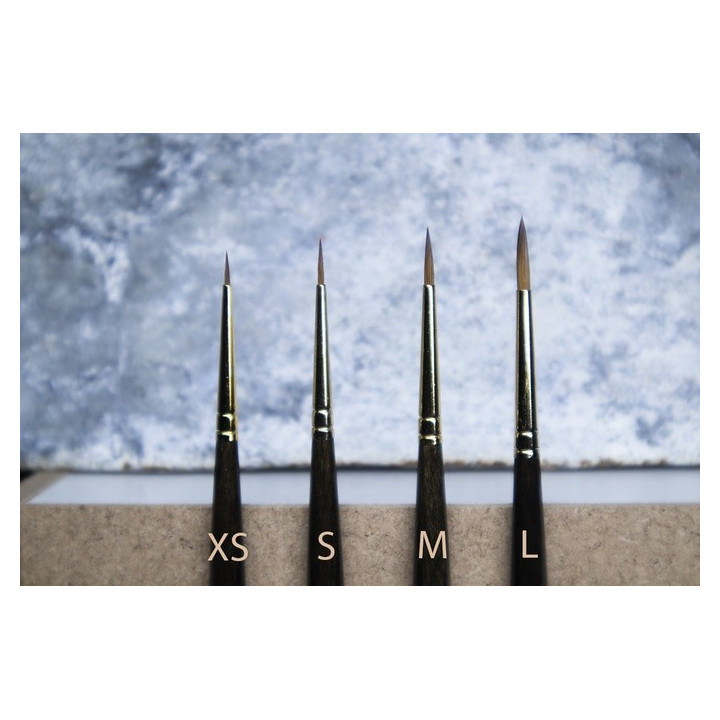PINCEAUX - Squidmar: Kolinsky Miniature Paintbrush - Set MK I