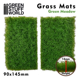 Grass Carpet Cutting - Green Prairie - BASING MATERIALS