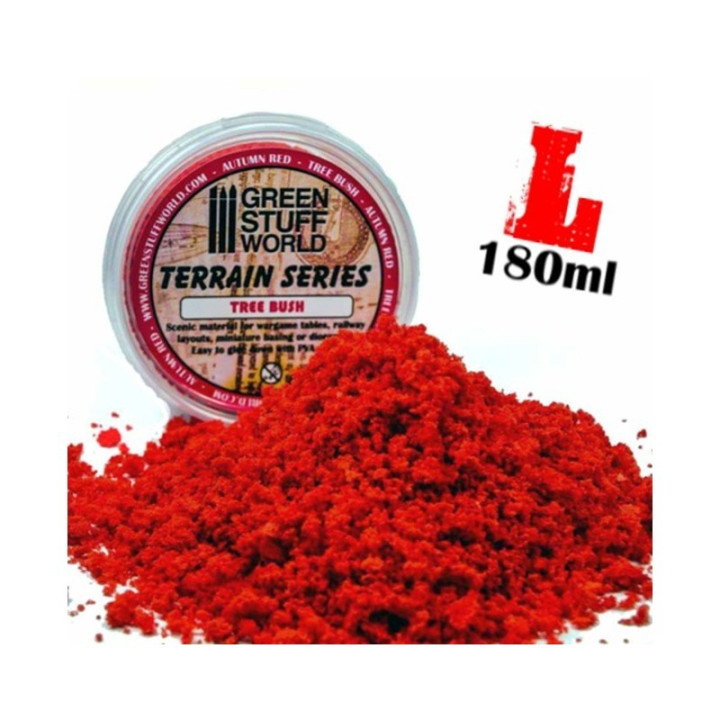 Foam Flocage - Autumn Red - 180ml - L - BASING MATERIALS
