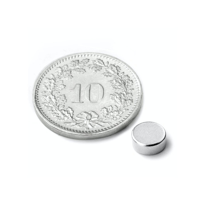 AIMANTS - Disque magnétique Néodyme Ø 6 mm, hauteur 2 mm